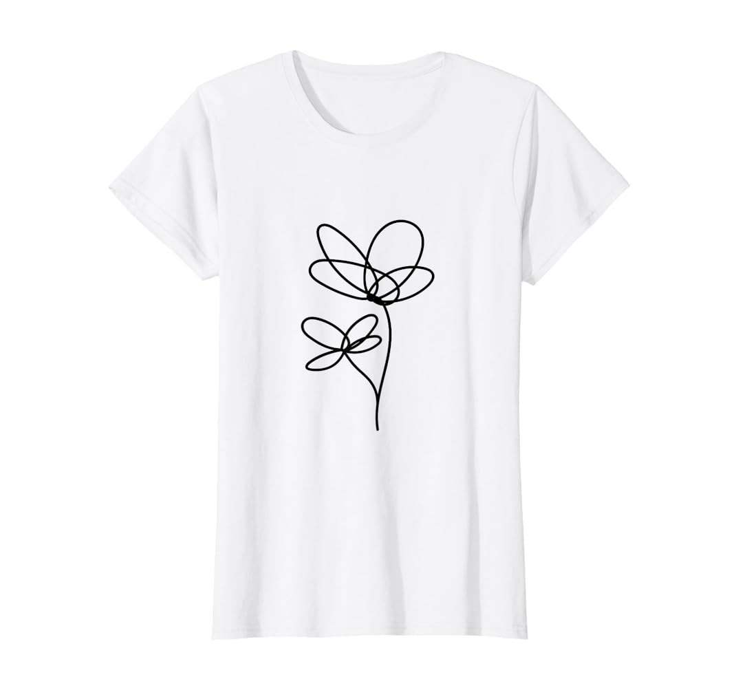 フラワープリント T-SHIRTS-WHITE (SIZE:S) FREAK'S STORE｜Lovepop studio フラワー刺繍プリントTee